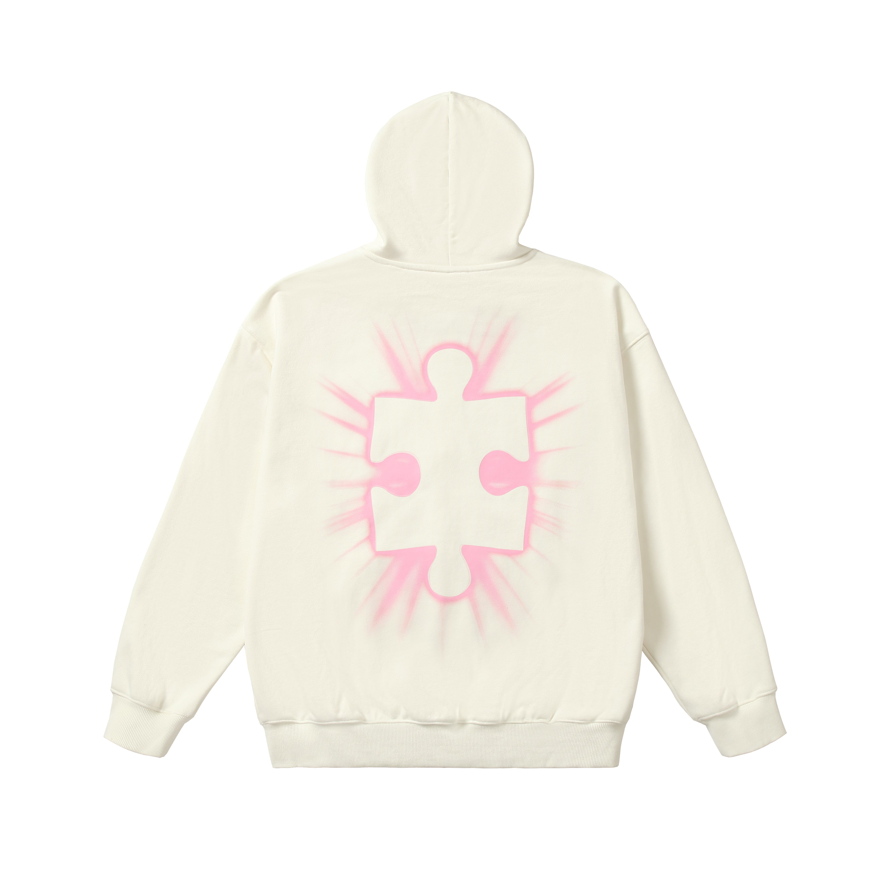 Radiant Jigsaw Puzzle Zip-Up Hoodie - chiclara