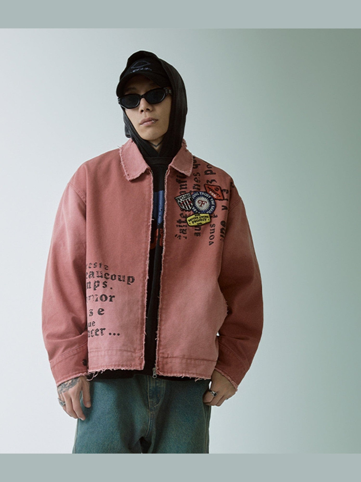 Streetwear Patchwork Denim Jacket