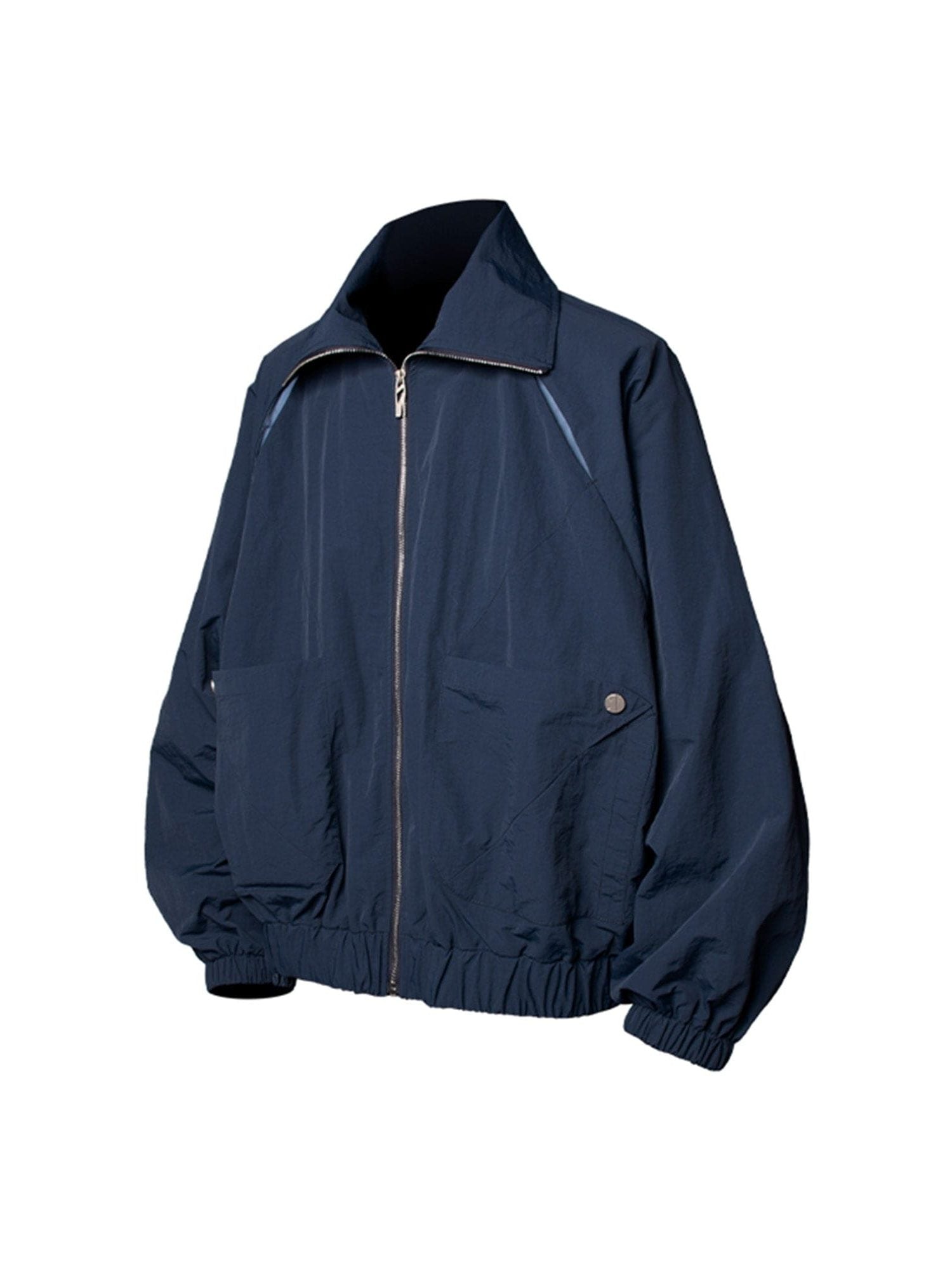 Navy Track Bomber Jacket