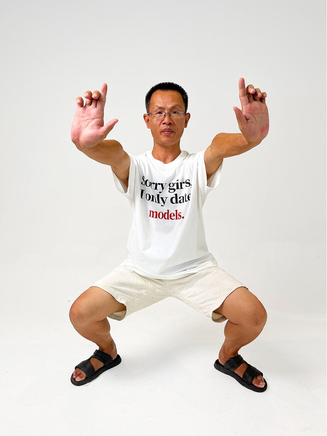 모델 데이팅 티셔츠