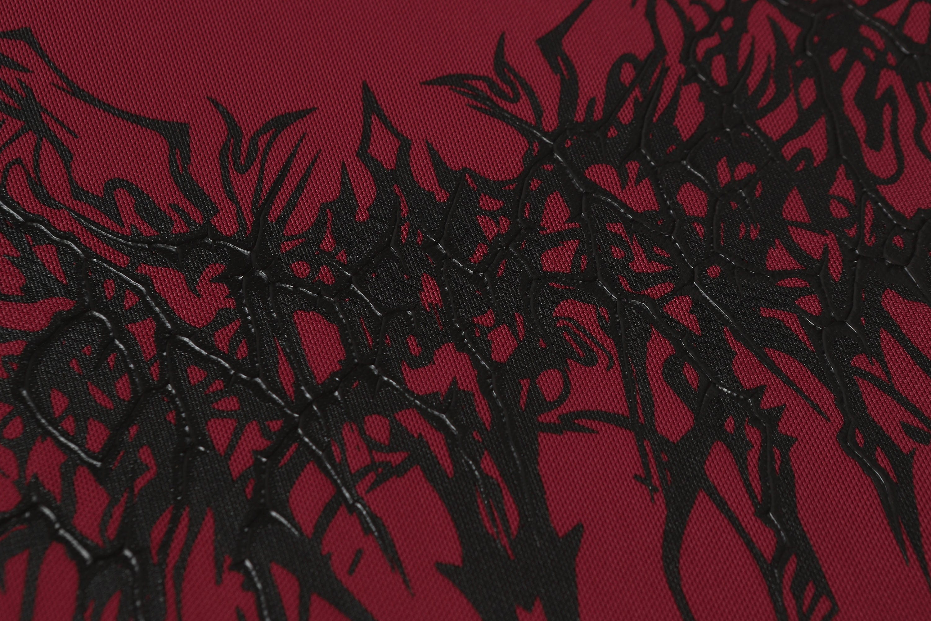 Abstract Gothic Sheer Mesh Graphic Top