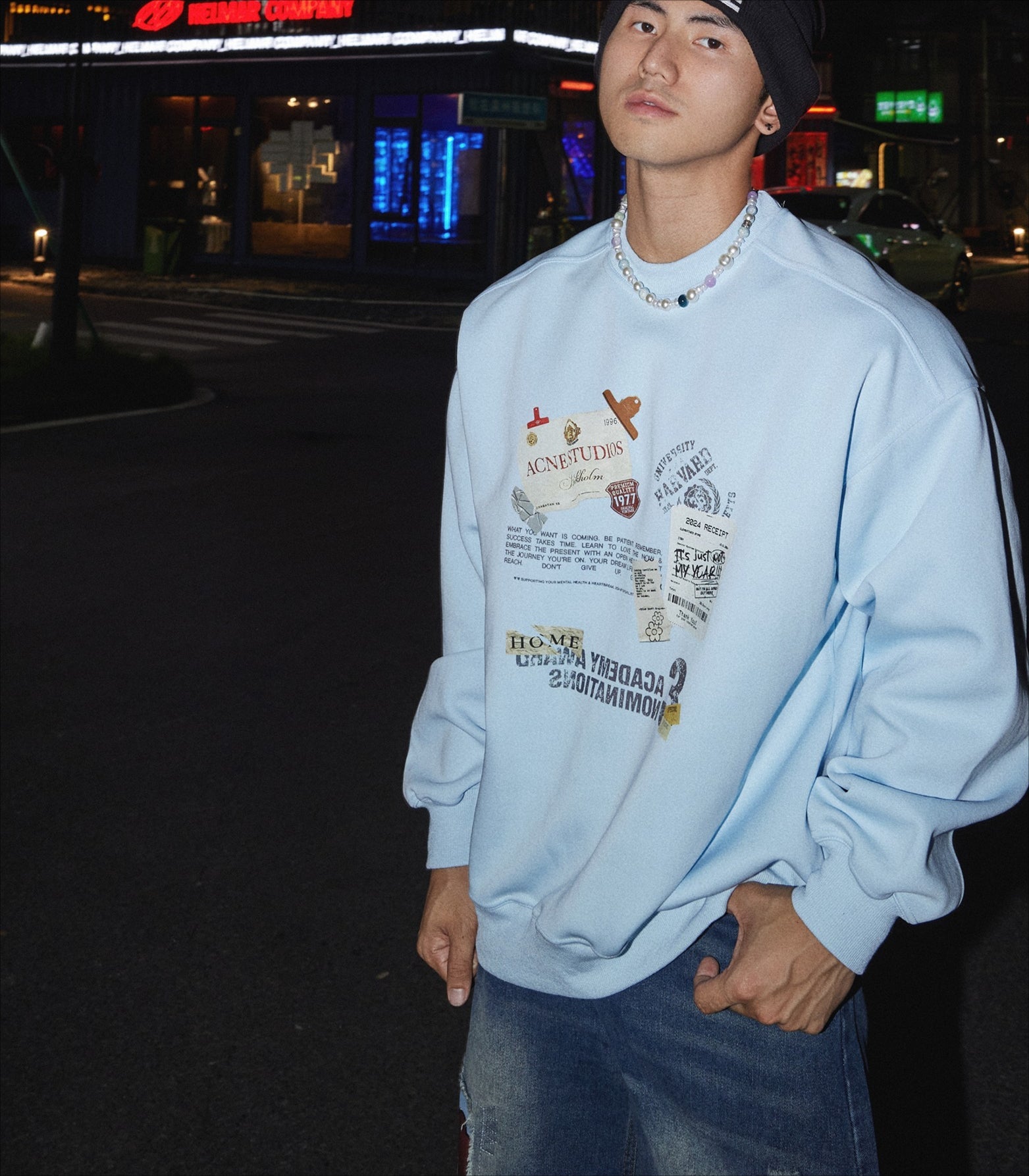 Collage Graphic Sweatshirt