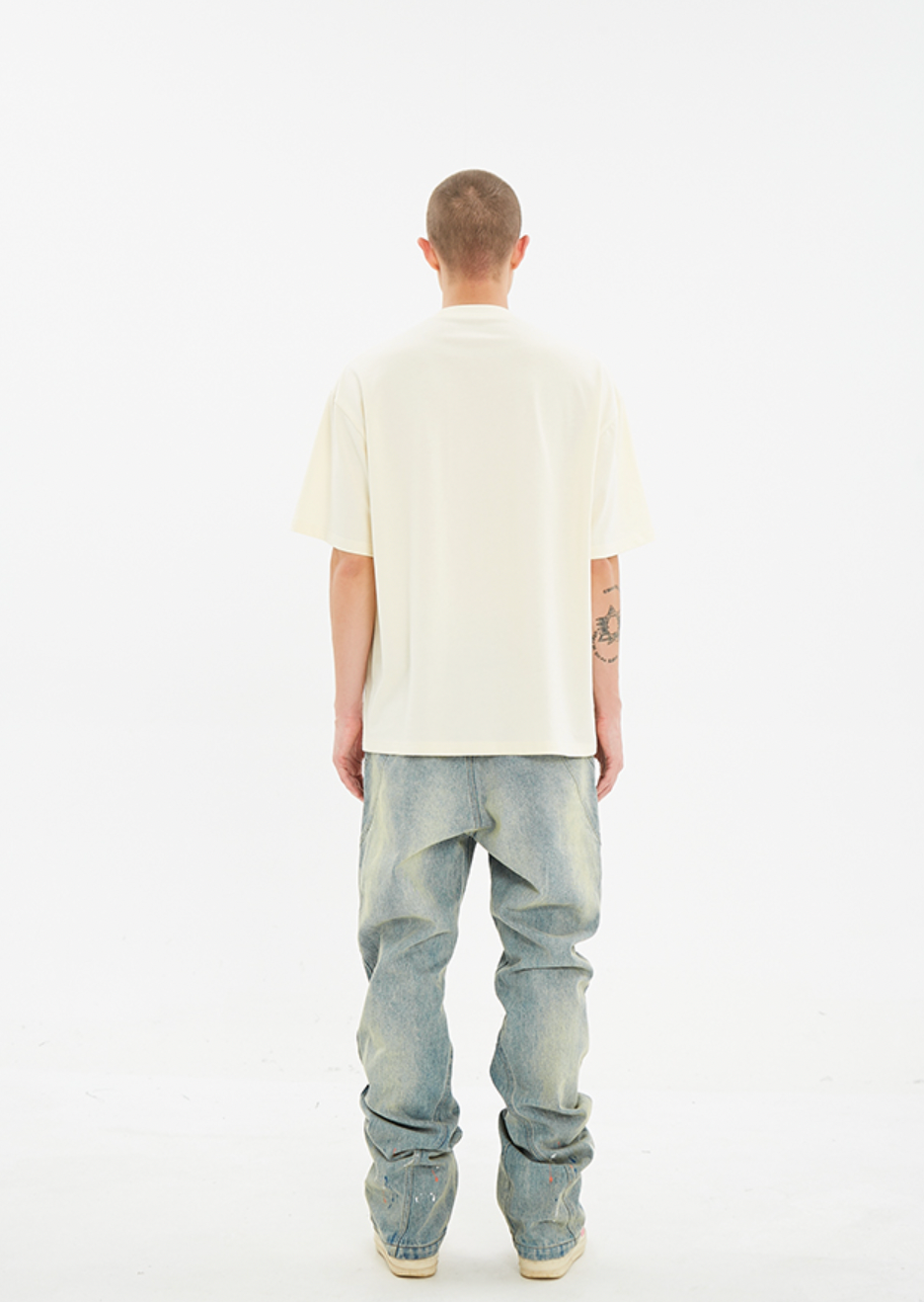 Serene Peace Dove Suede Foam Printed T-Shirt - chiclara