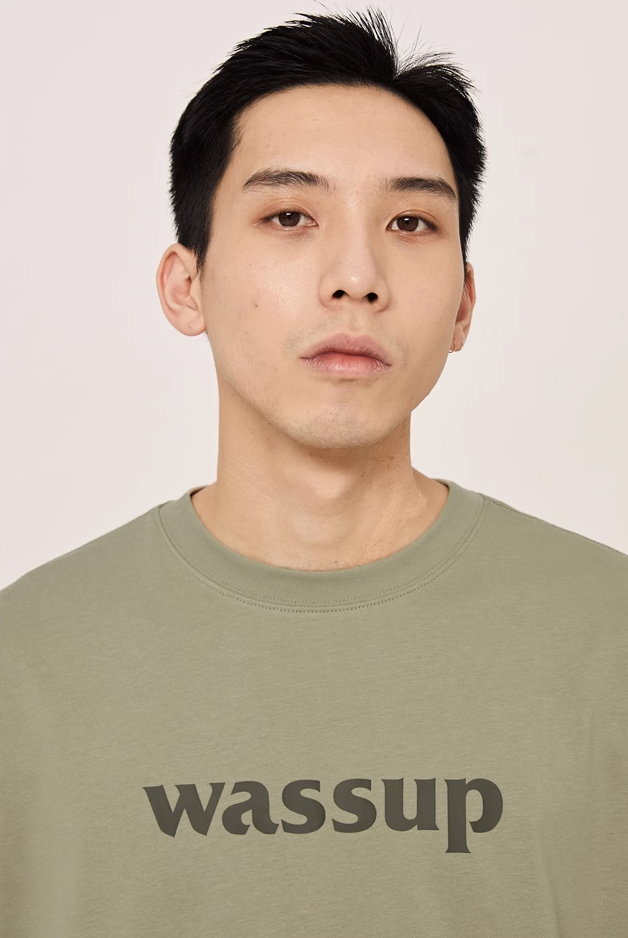 Classic Basic Logo Printed Long Sleeved Tee - chiclara