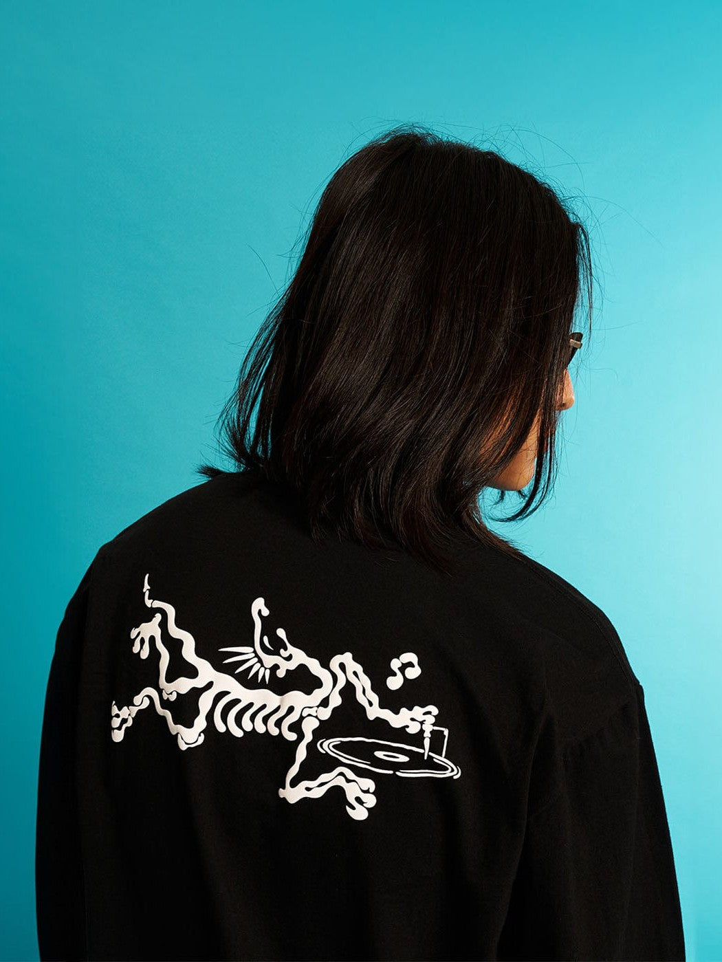 Skeleton DJ Long Sleeve Sweatshirt