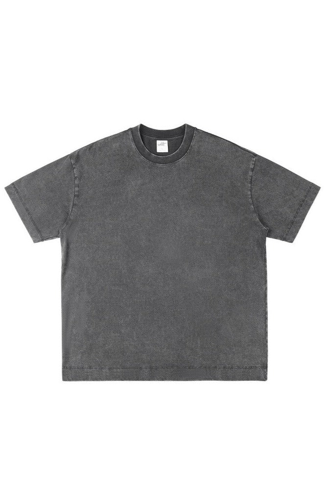 Tee with Fried Wash Effect - chiclara