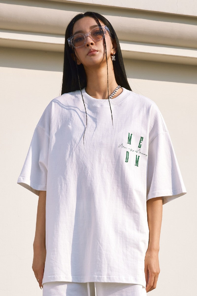 Tee with Embroidered Logo - chiclara