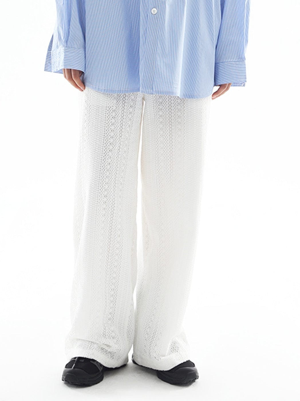 Lace Wide Leg Pants