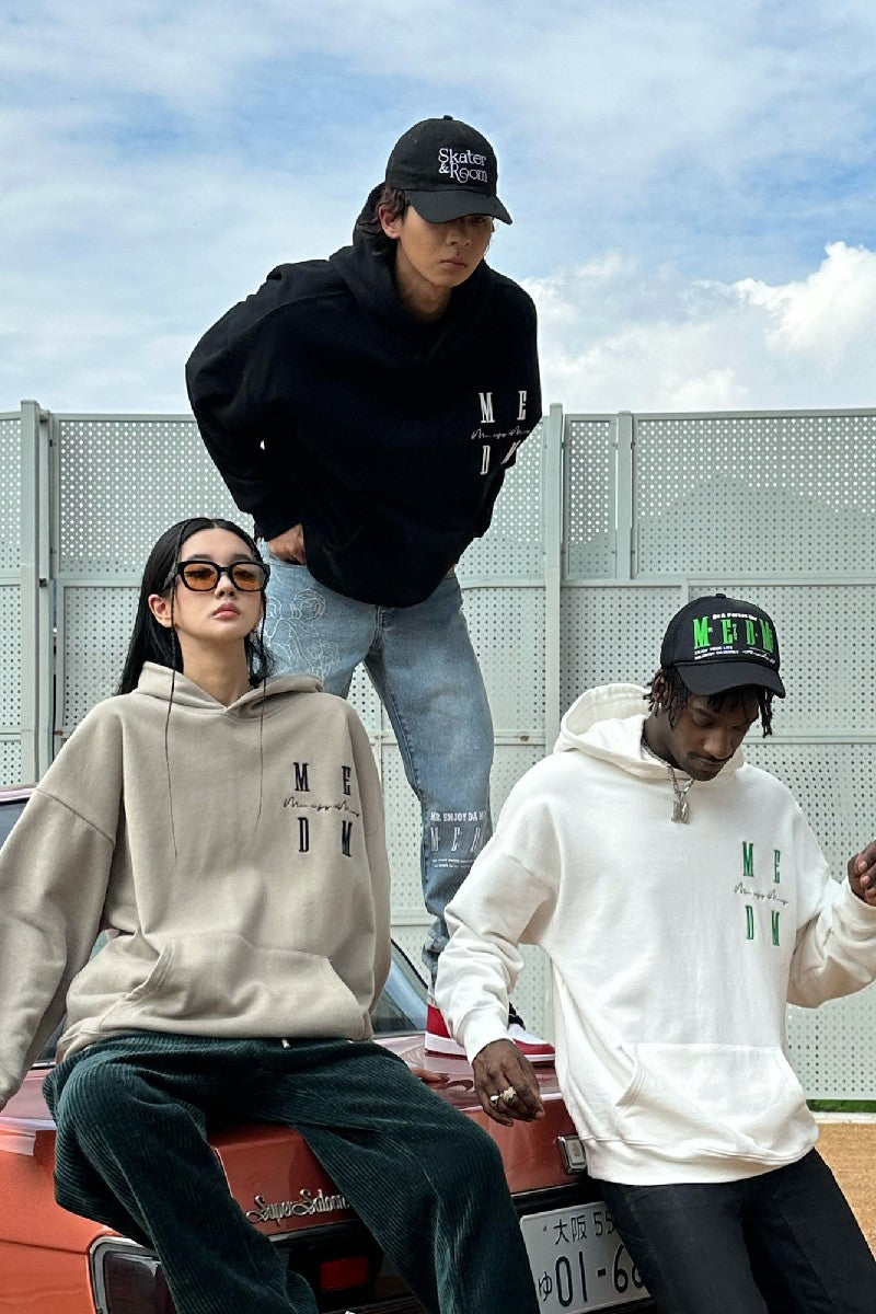 Hoodie with Embroidered Logo - chiclara