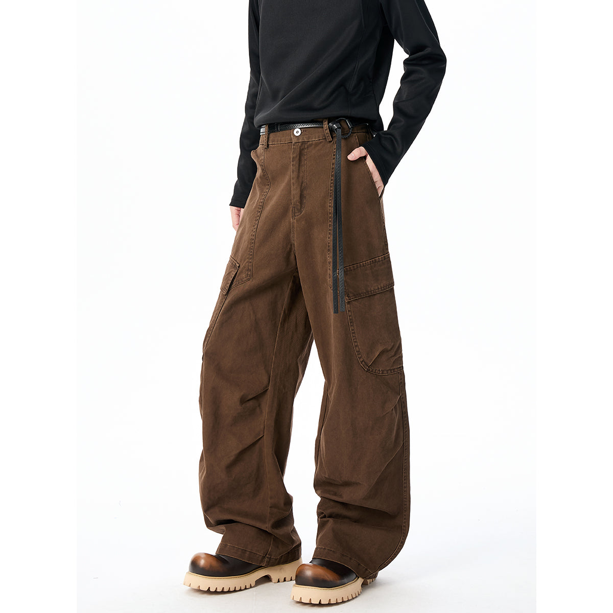 XT02 - Autumn-Winter Multi-Pocket Workwear Casual Pants
