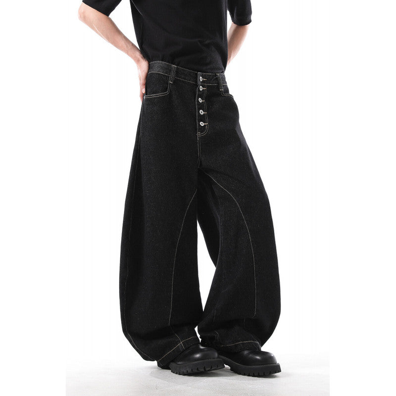 903 Retro curved-blade jeans