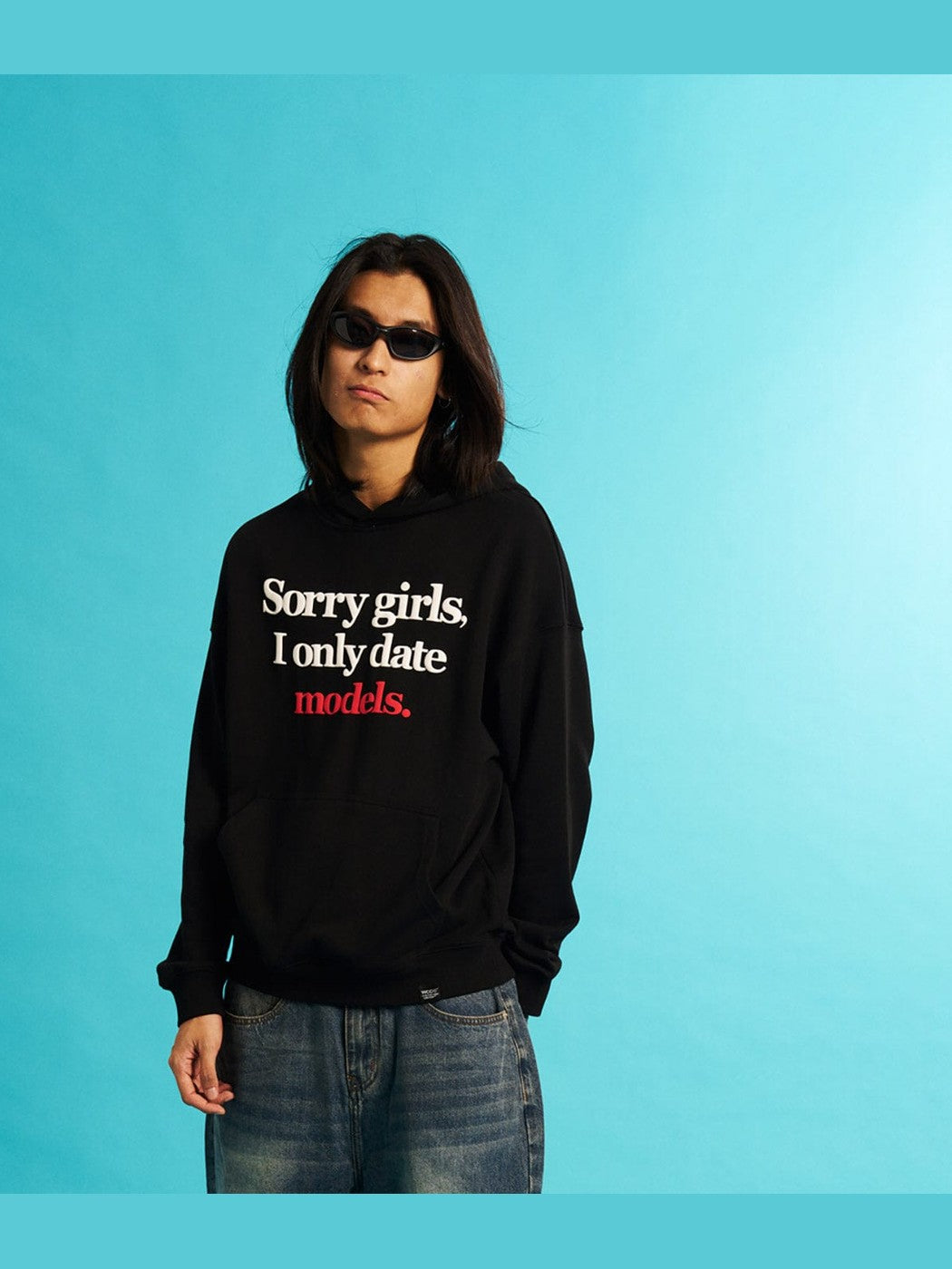 Dating Models Slogan Hoodie