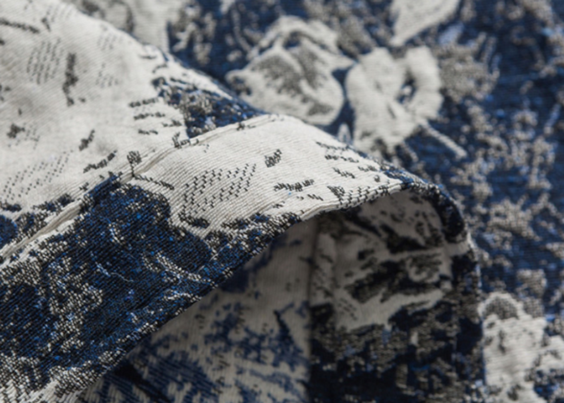 Jacquard Tie Dye Denim Jacket