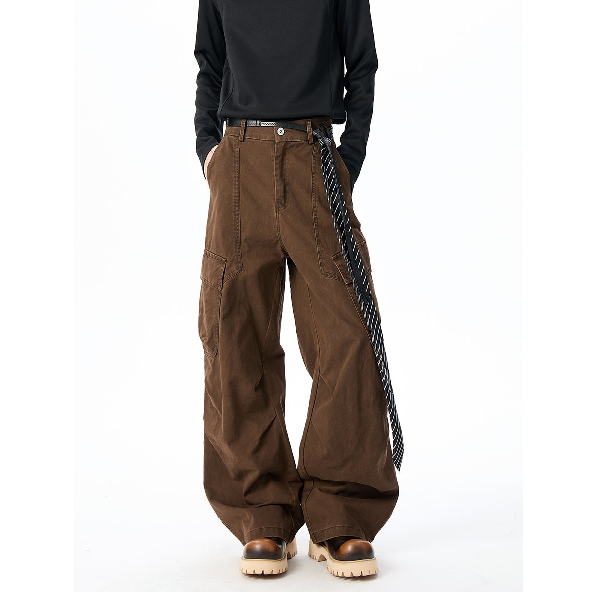 XT02 - Autumn-Winter Multi-Pocket Workwear Casual Pants