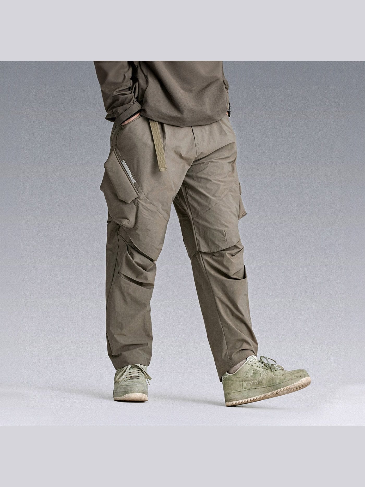 Tactical Cargo Crinkled Pants
