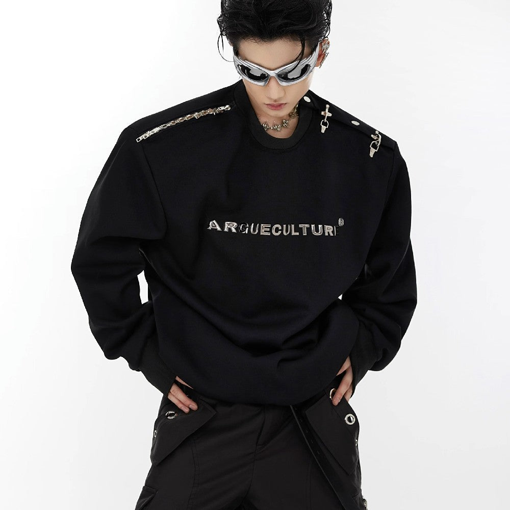 Logo Buckle Sweater - chiclara