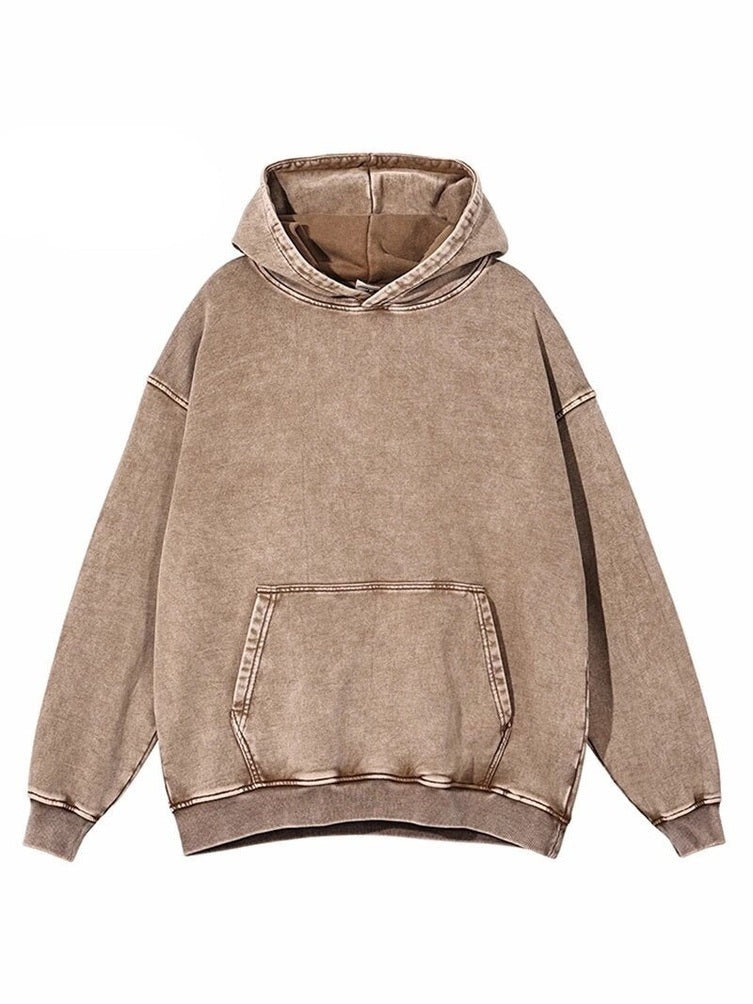 Washed-Out Oversized Hoodie