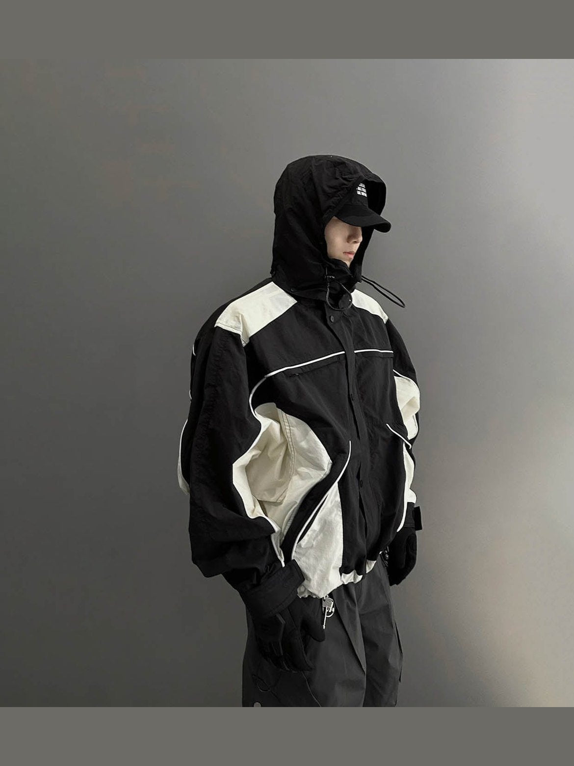 Color Block Track Jacket