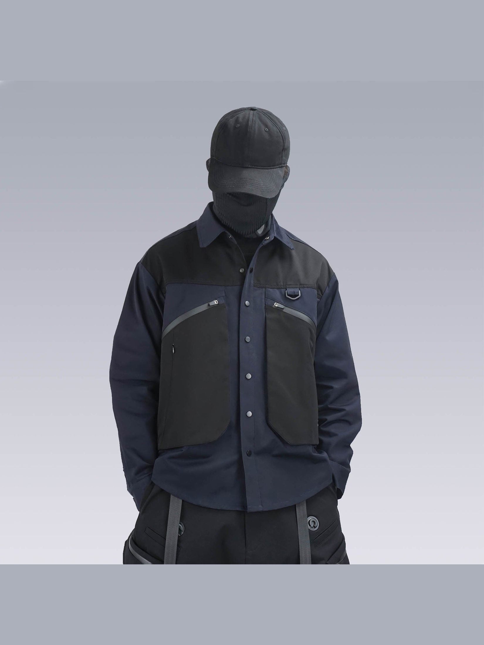 Techwear Utility Overshirt