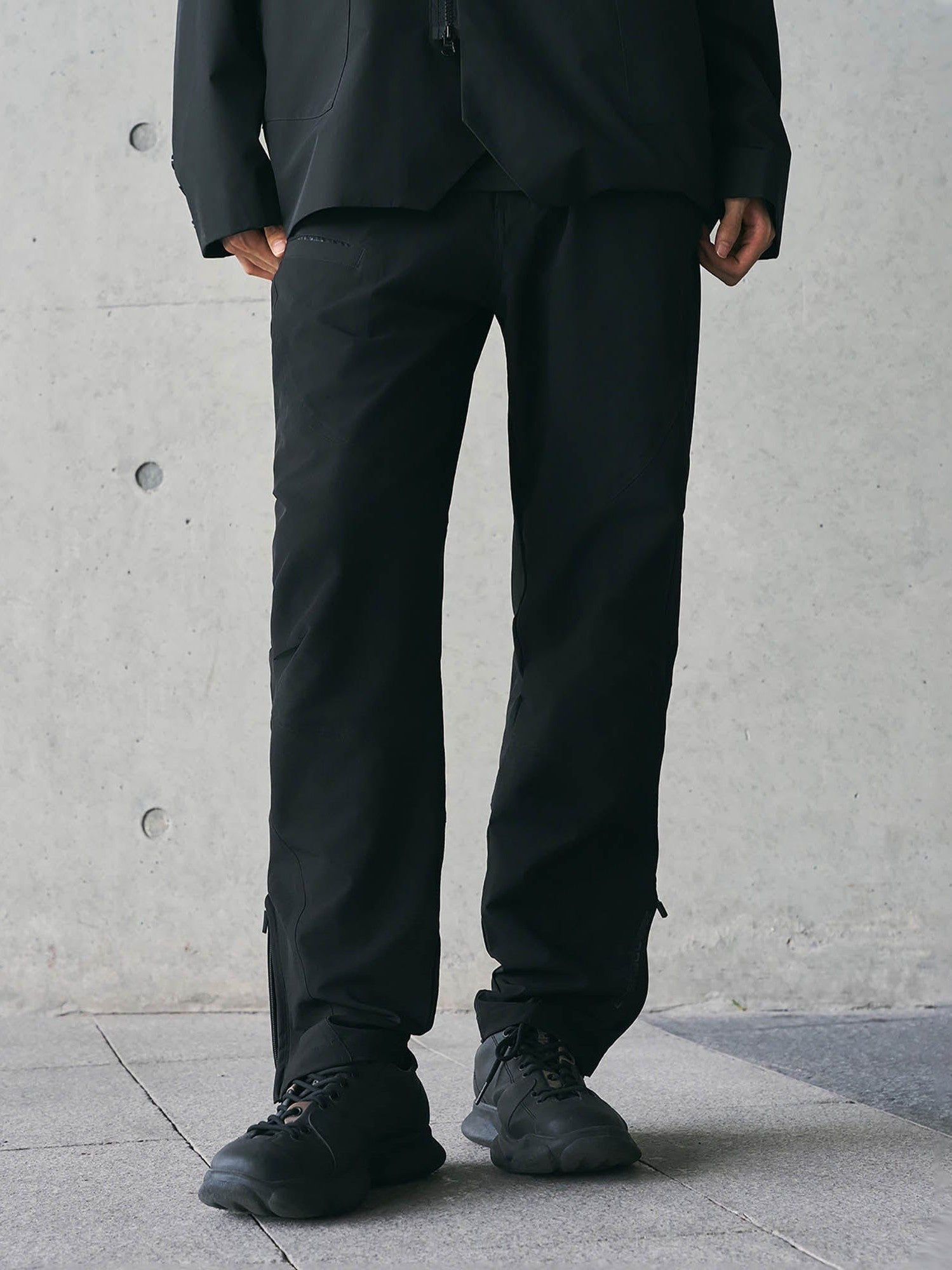 Tech Spliced Crinkled Track Pants