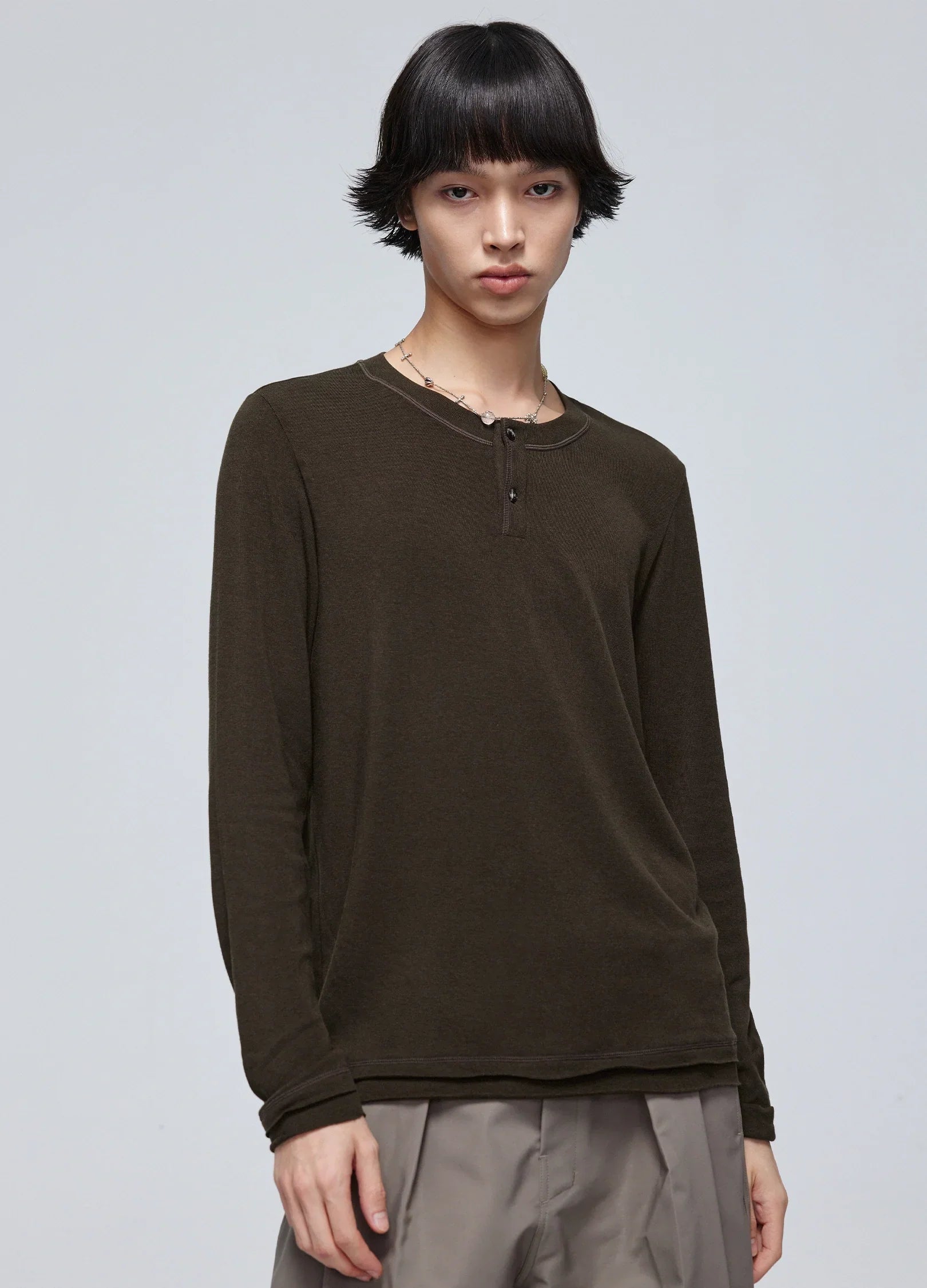 Henley Long Sleeve Tee