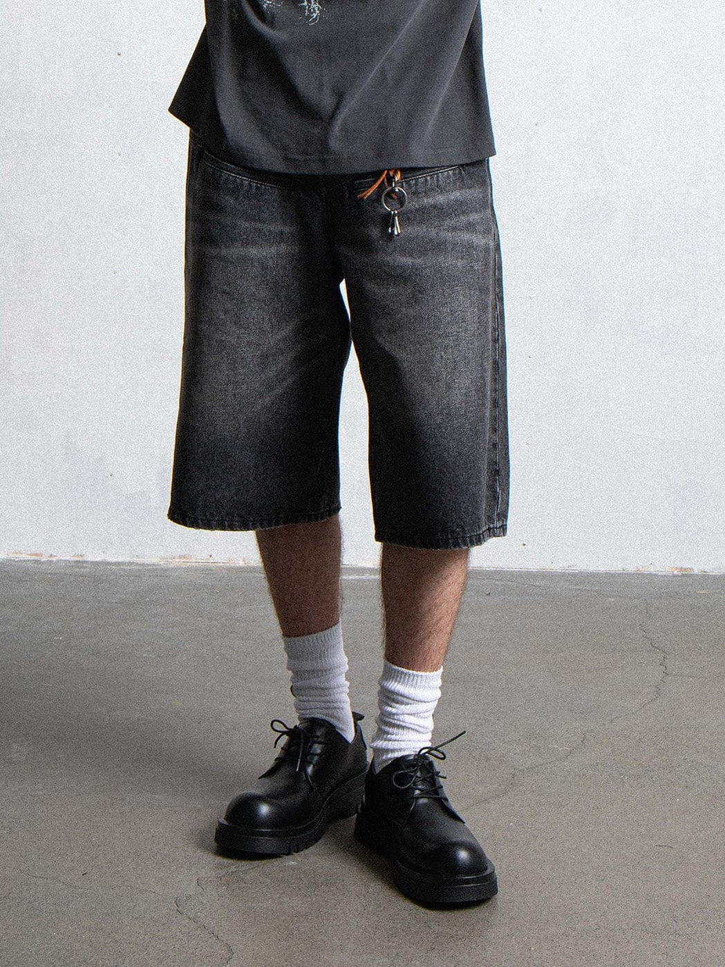 Denim Culotte Shorts