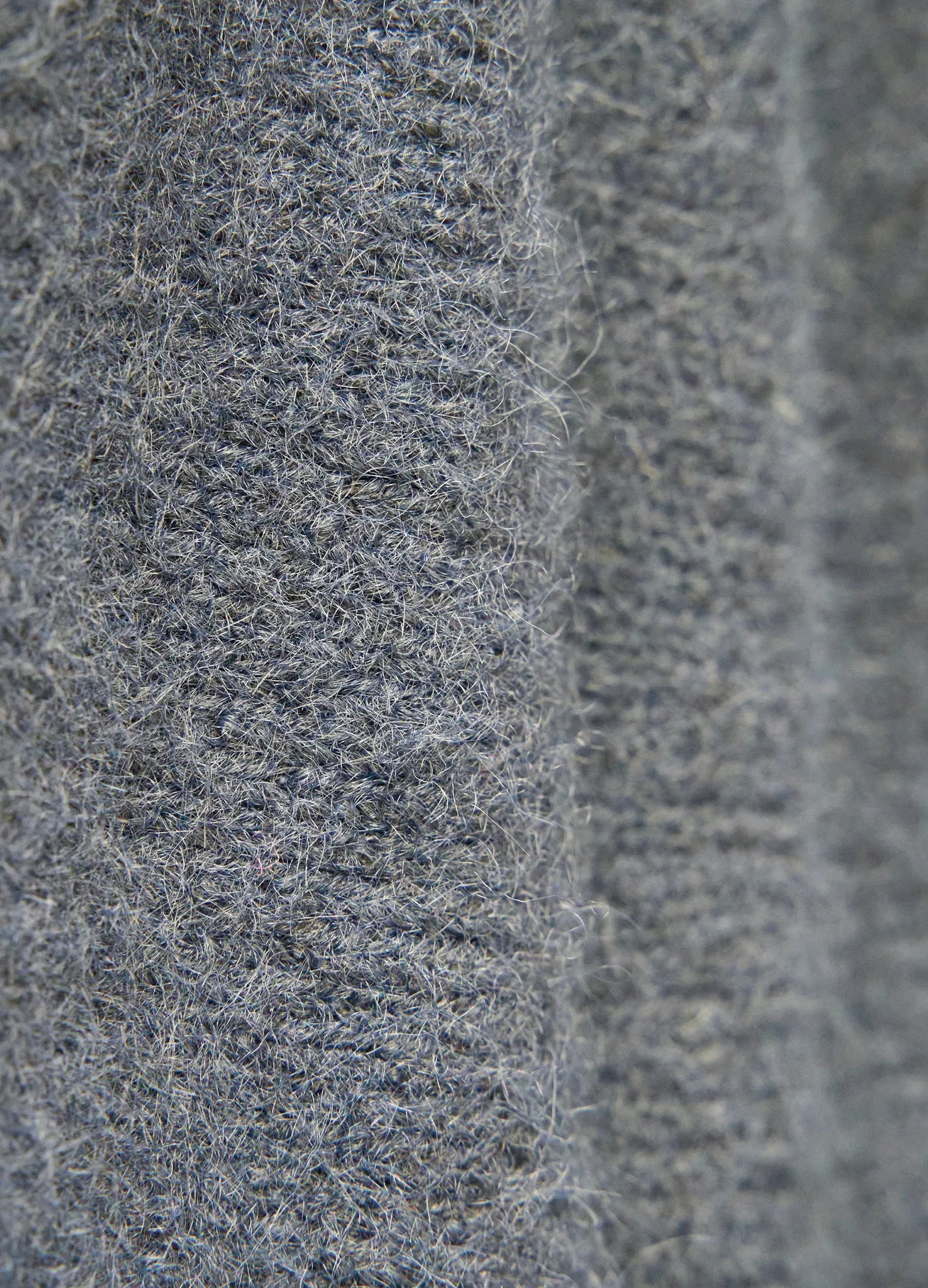 Hooded Button Mohair Cardigan