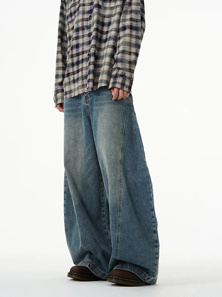 Ultra Wide-Leg Balloon Jeans