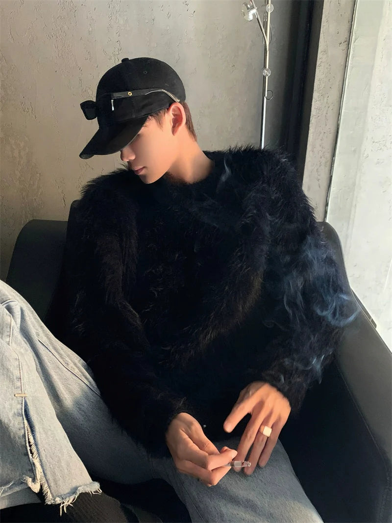 인조 모피 코트