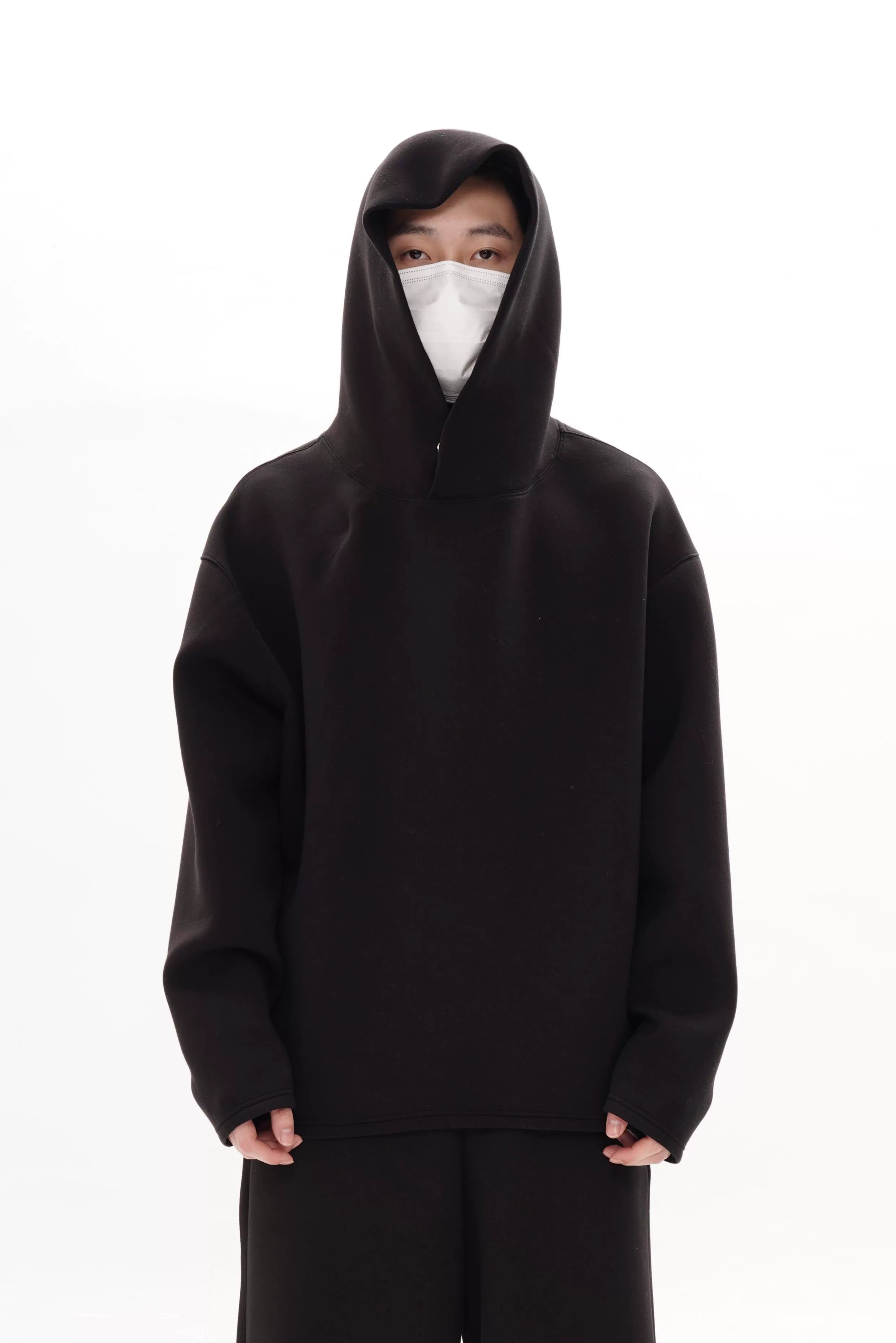 Oversized Fleece Hooded Sweatshirt