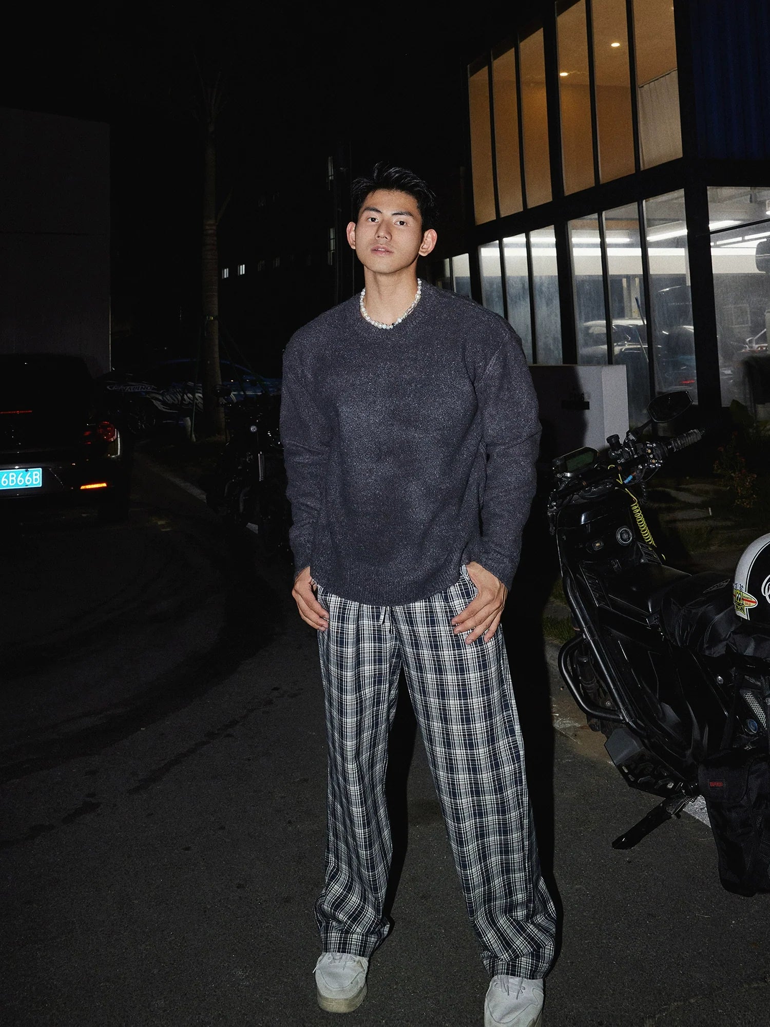 Textured Knit Sweater