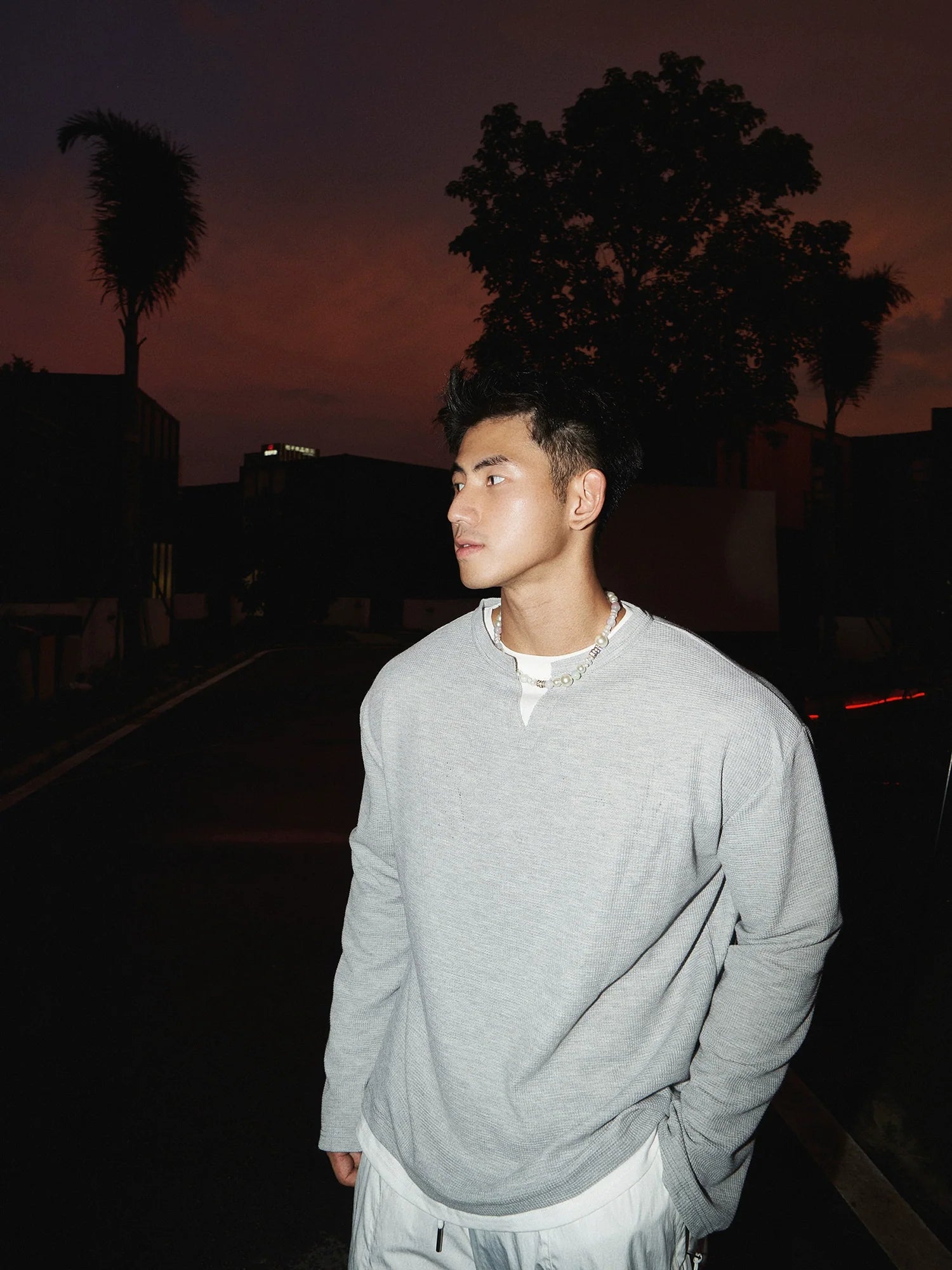 Heather Classic Cotton Sweatshirt