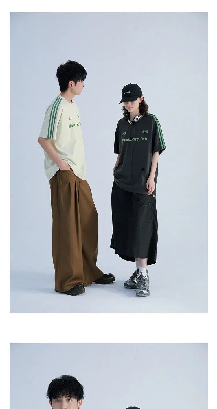 Casual T-Shirt with Contrast Detail - chiclara