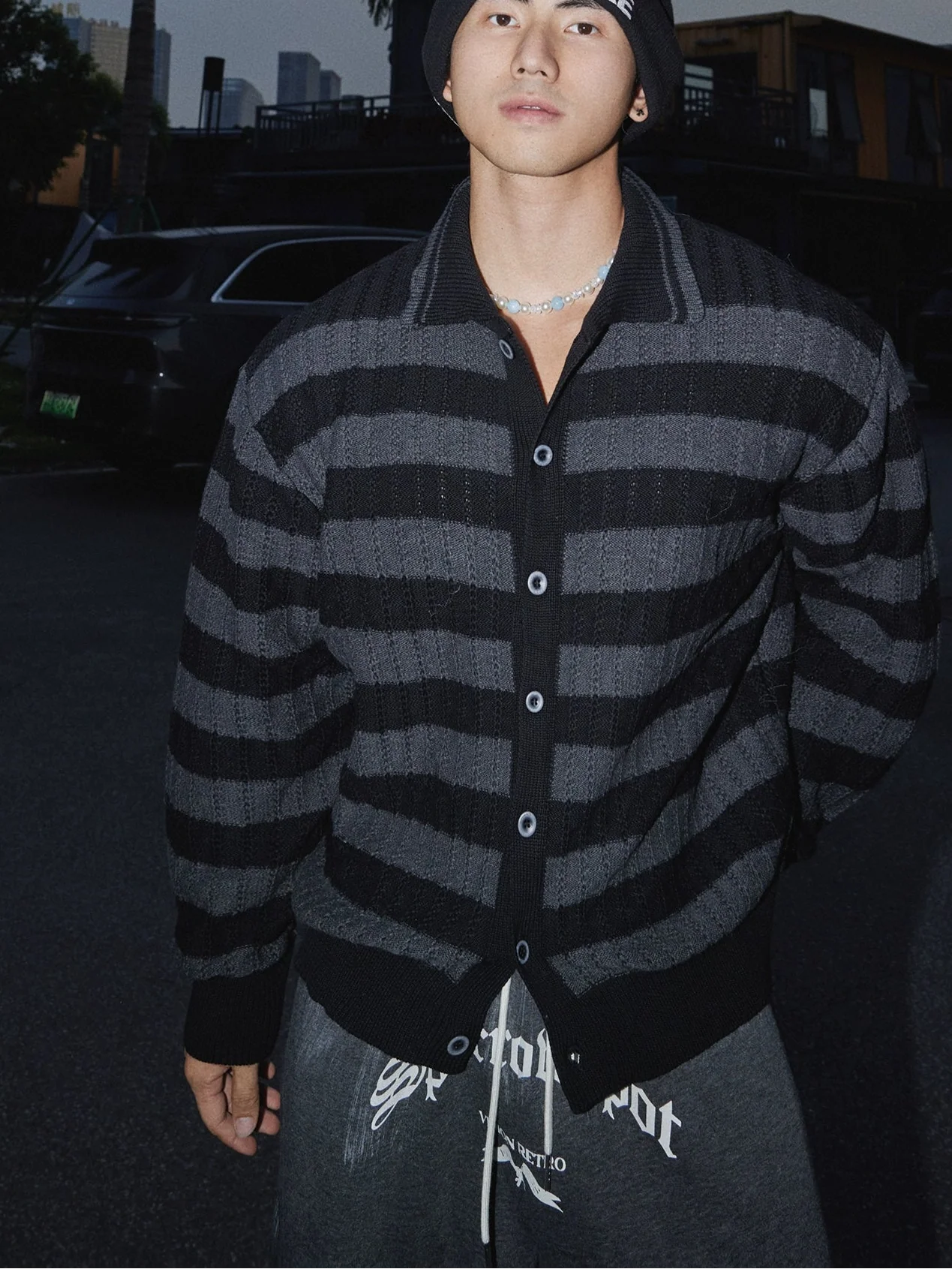 Breeze Striped Cardigan