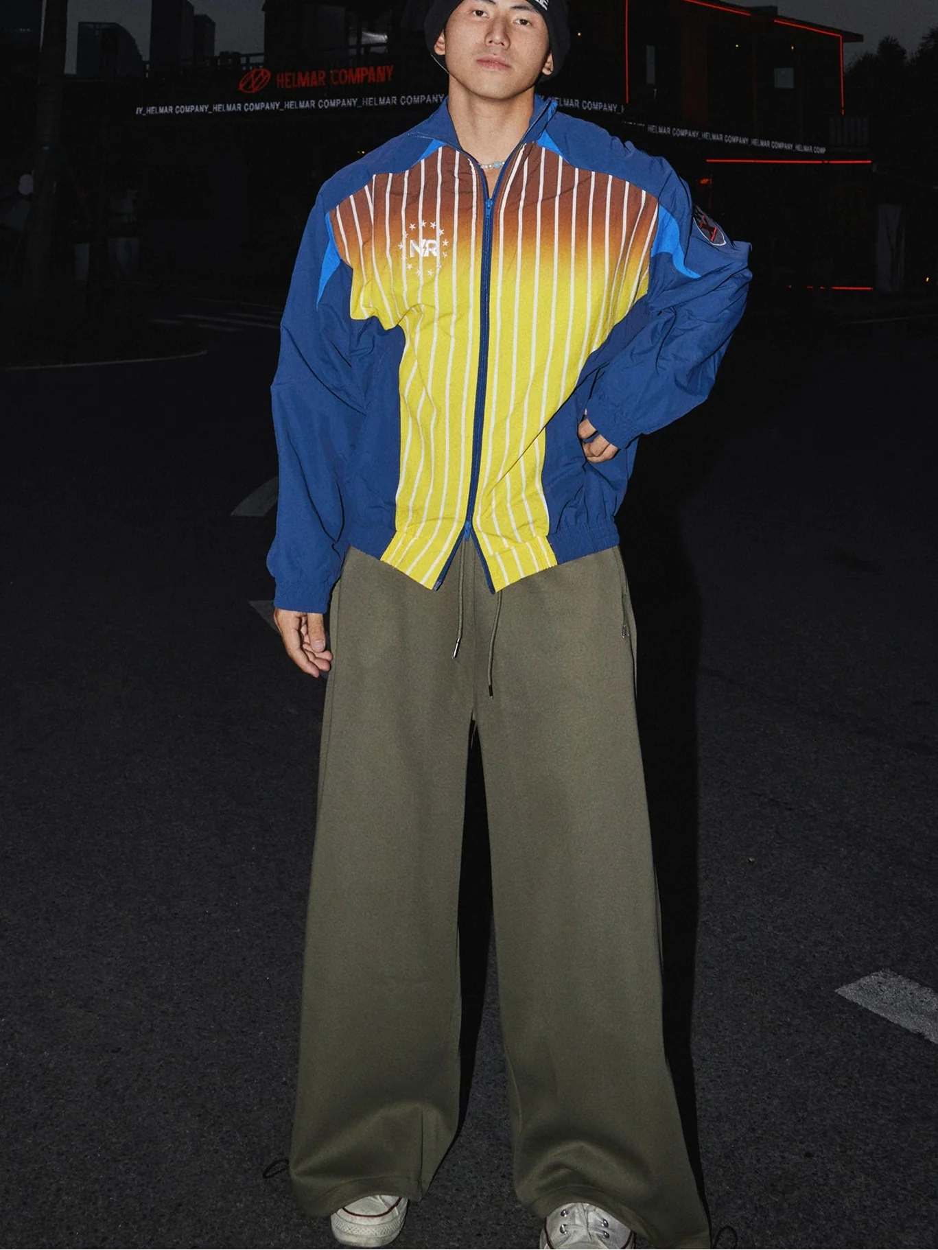 Olive Green Wide Leg Sweatpants