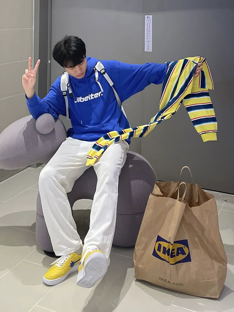 White Straight Wide-Leg Jeans