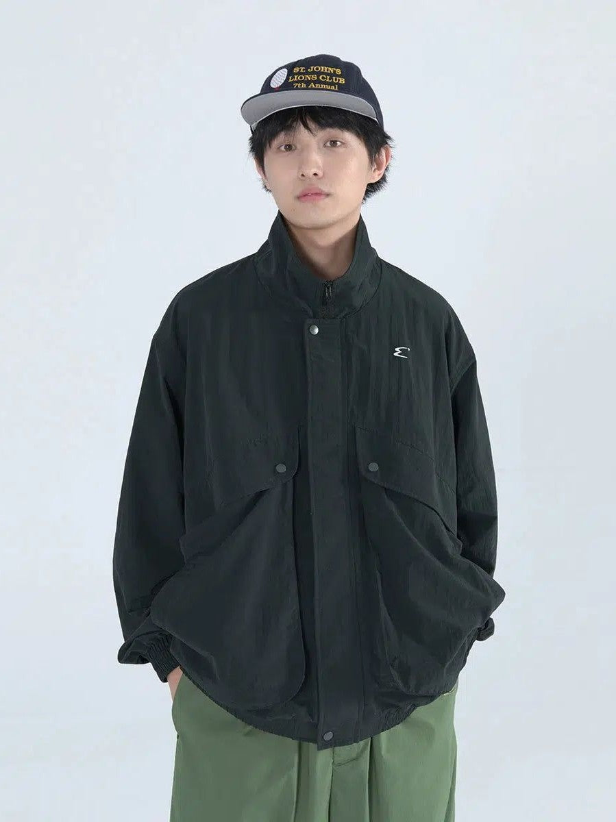 Casual Jacket with Wide Pockets - chiclara