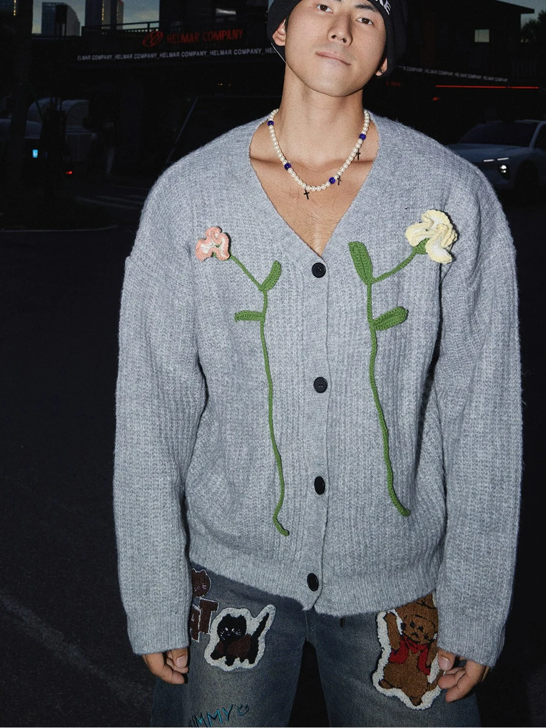 Blossom Vine Knit Cardigan