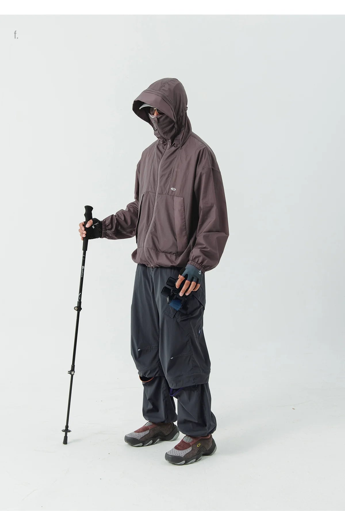 자외선 차단 후드 바람막이