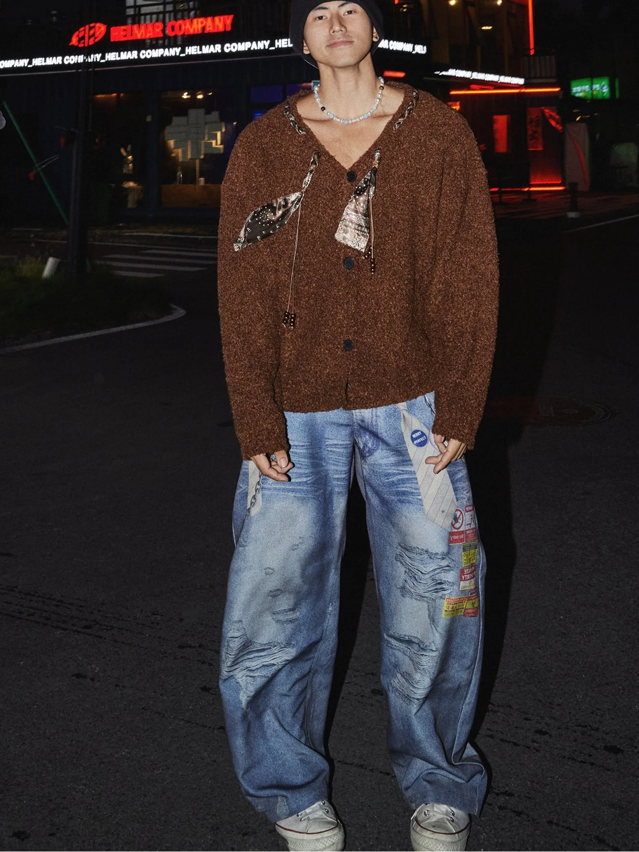 Chestnut Loft Textured Knit Cardigan