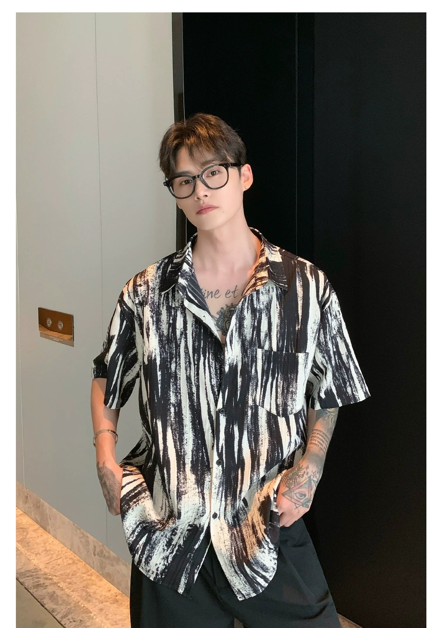 Abstract Brush Stroke Shirt