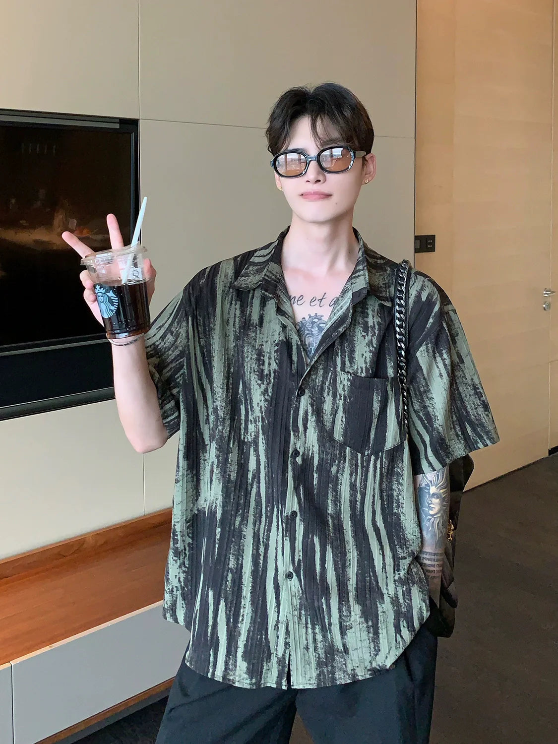 Abstract Brush Stroke Shirt