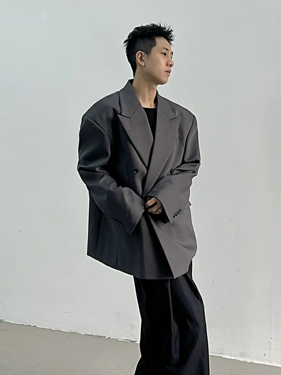 Midnight Frame Oversized Blazer