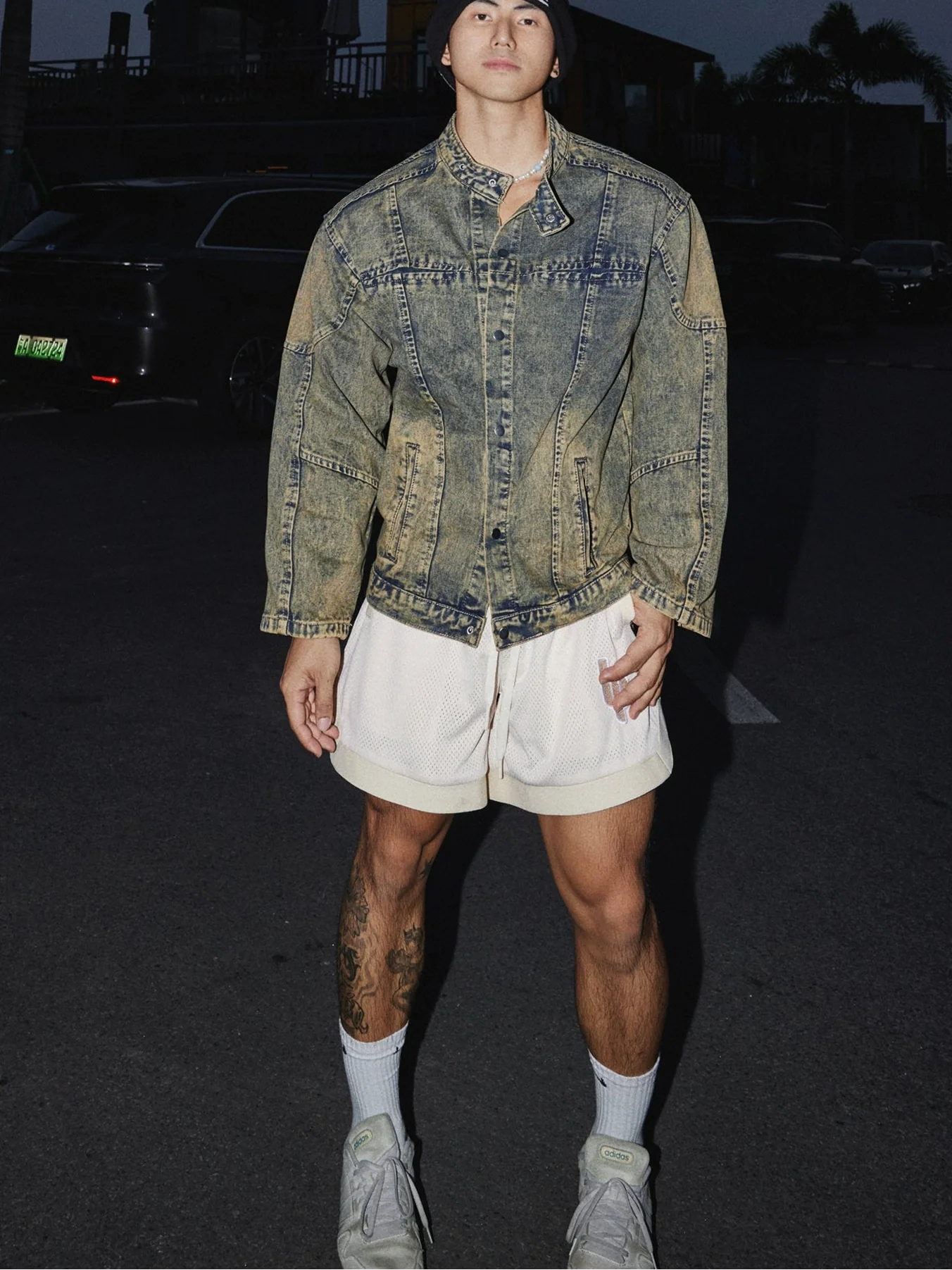 Stonewash Edge Snap Denim Jacket