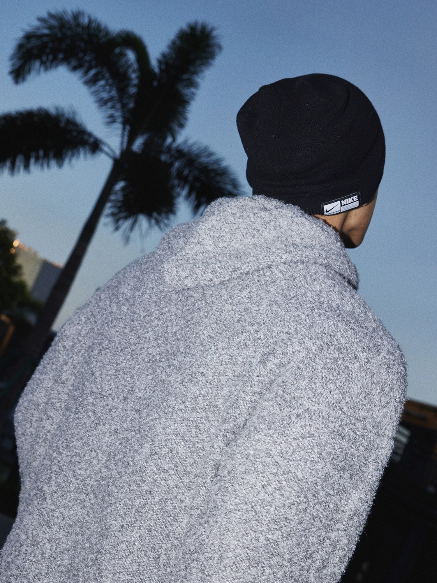 Heather Gray Cozy Knit Hoodie