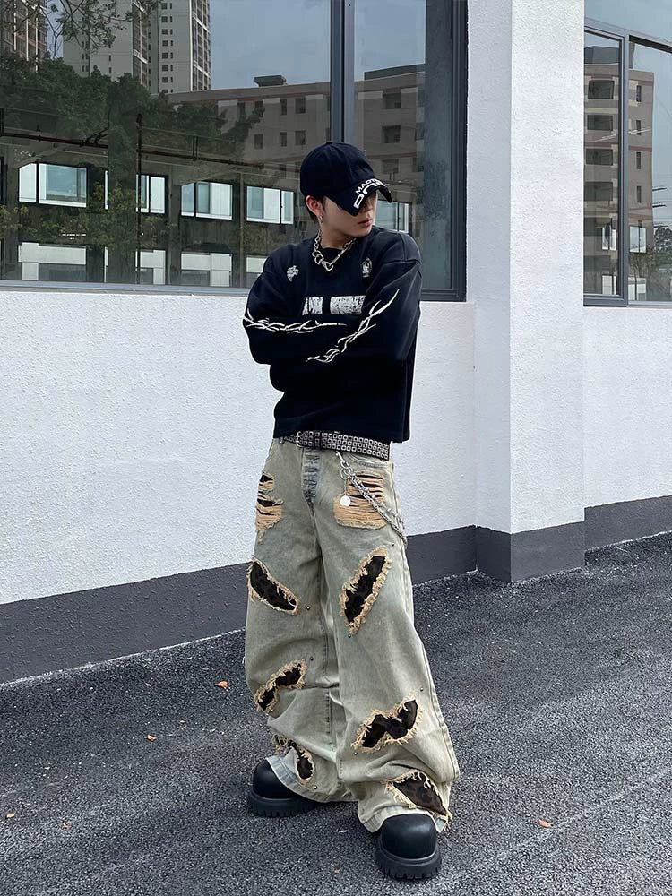 레오파드 믹스 패치 디스트로이드 진