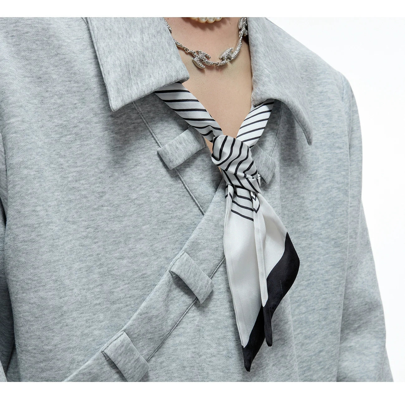 Statement Collar Sweater Shirt