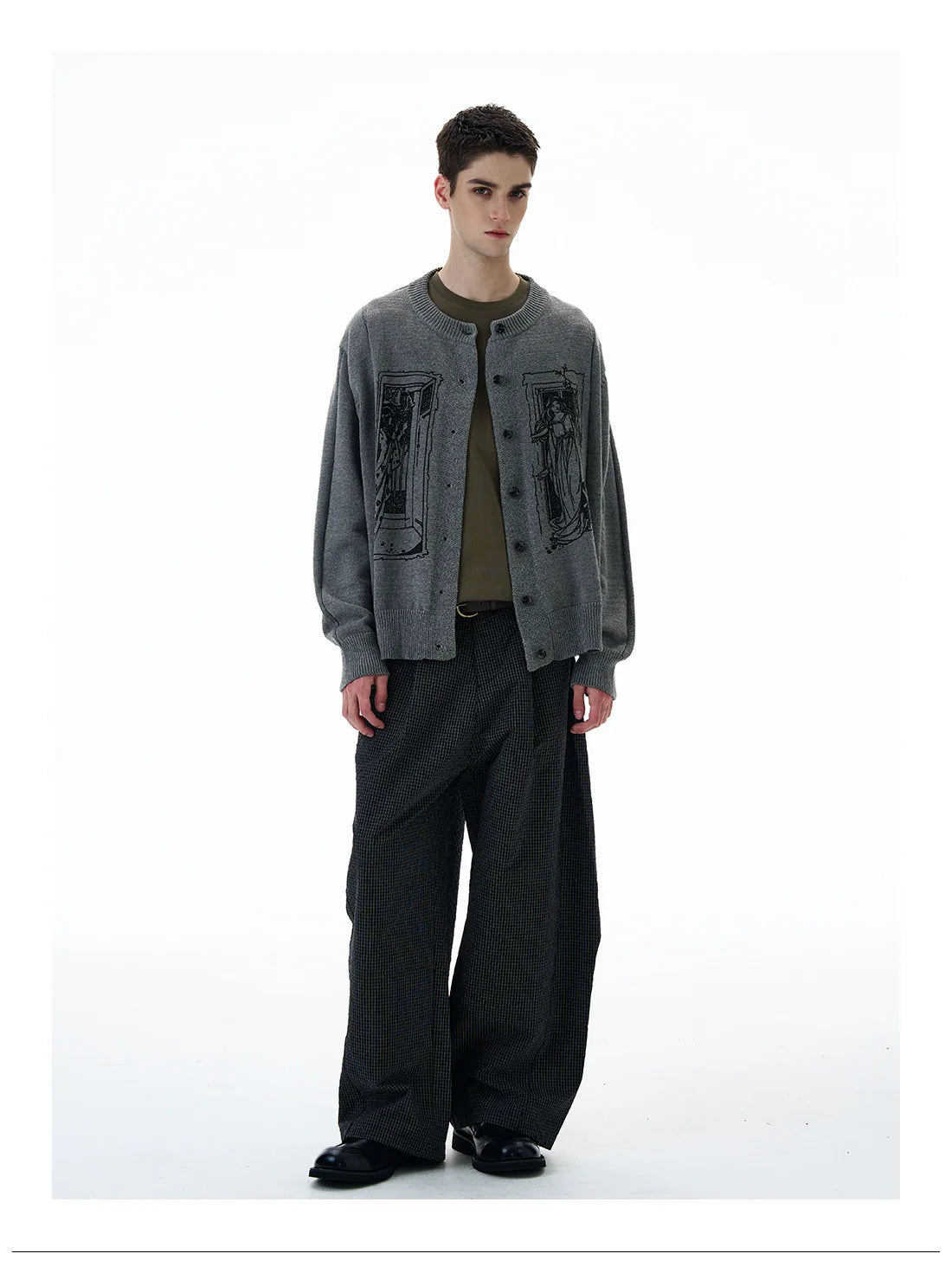 Tarot Window Graphic Knit Cardigan