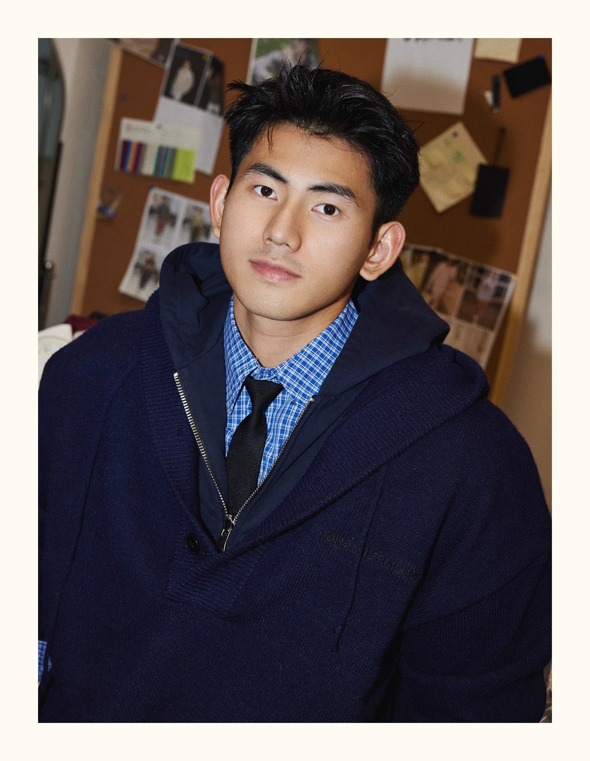Vintage Blue Fine Check Shirt