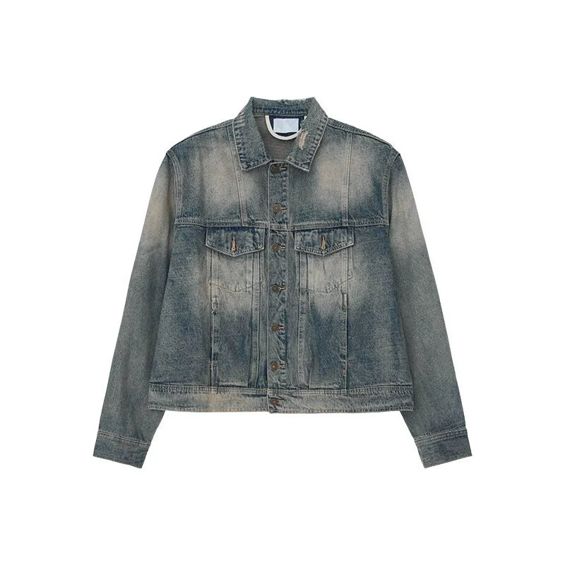 Distressed Vintage Wash Denim Set